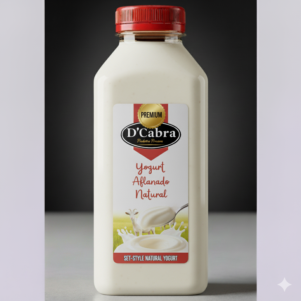 Yogurt Aflanado de leche de cabra