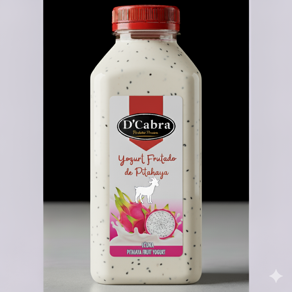 Yogurt de Pitahaya con leche de cabra